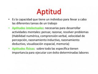 Aptitud Y Actitud Diferencias Similitudes Y Cuadro Comparativo